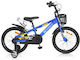 Byox 18" Kinder Fahrrad Stadt Blau