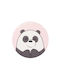 We Bare Bears Кръгла Детска Декоративна Възглавница Розова Ф40см