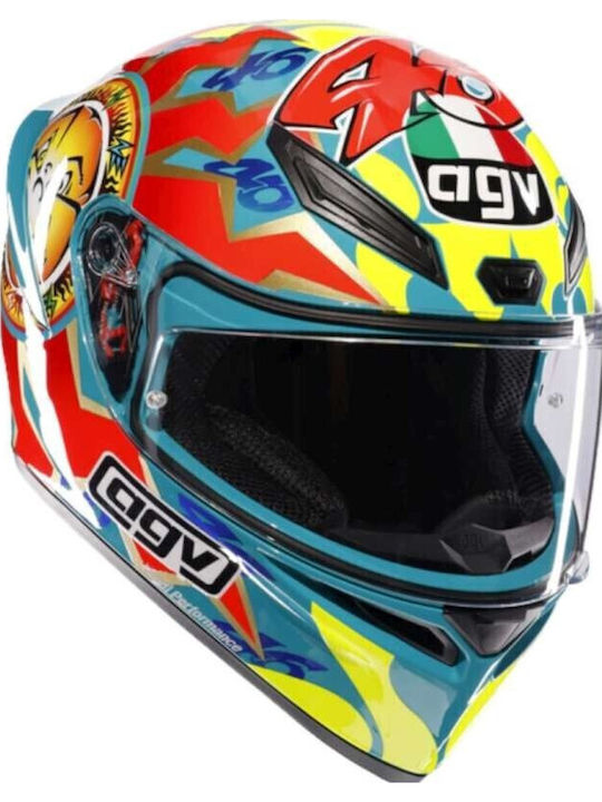 AGV K1 S Rossi Mugello 1999 Motorcycle Helmet F...