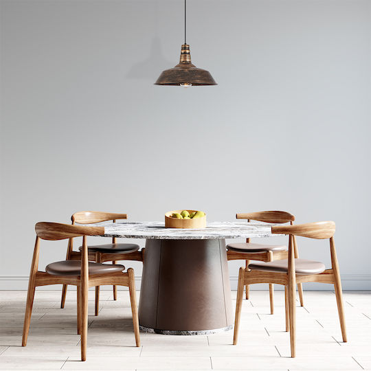 Braytron Braytron Bronze Ceiling Light with E27 Socket 35.5x35.5cm
