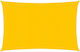 vidaXL Shade Sail Yellow 4x5m