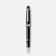 Pix Montblanc Meisterstück 146 cu placare de platină, stilou cu peniță Mb2851, medie, 14k