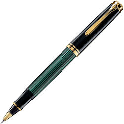 Pelikan Souveran R400 Black Green Rollerball 4012700987969