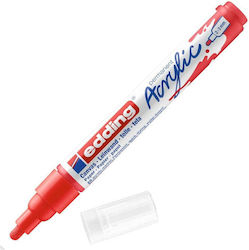 Marker acrilic 2-3mm roșu trafic 5100 Edding 40...