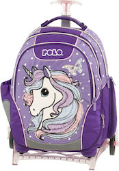 Polo Base-Free Σχολική Τσάντα Τρόλεϊ Δημοτικού Unicorn 20lt 2024