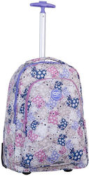 Coolpack Alan Weißer Hase Schüler Rucksack mit Rädern