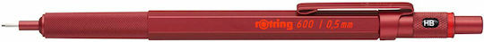 Rotring 600 Roter Druckbleistift 0,5mm 3026981142642