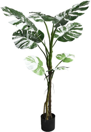 Decorative Potted Plant Monstera II Inart Green PP H132cm