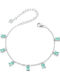 Bamoer Women's Silver Chain Bracelet 6cm
