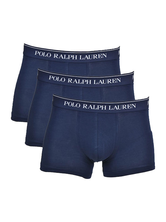 Ralph Lauren Ανδρικά Μποξεράκια Μπλε 3Pack