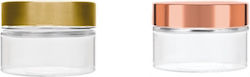 Glas 5,4cm Metalldeckel 100ml