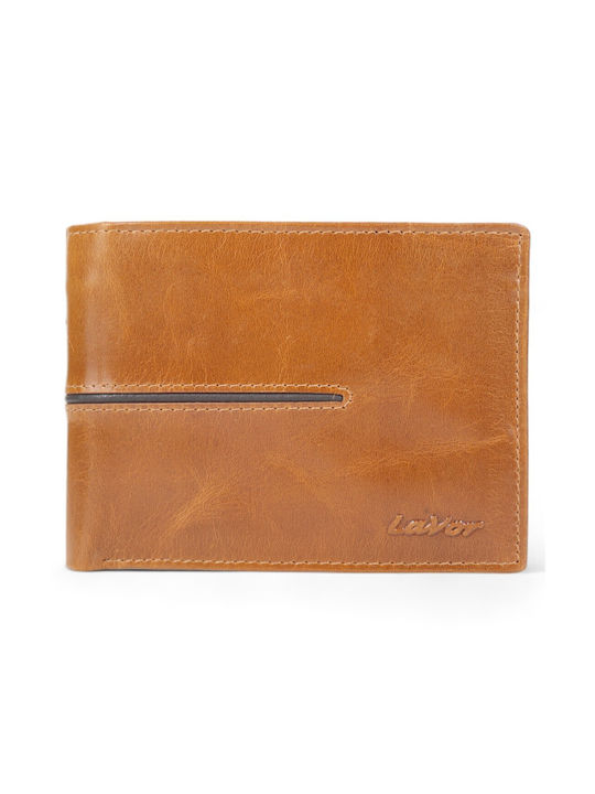 Lavor Men's Leather Wallet with RFID Congac