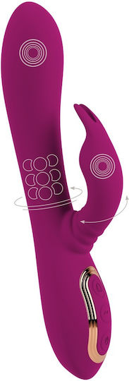 Javida 3 Function Vibrator Δονητής Μασάζ 23cm Μωβ