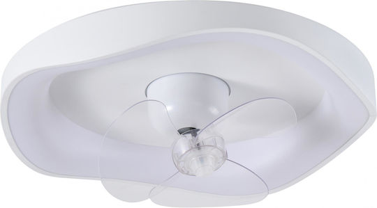 ARlight CFC 9509 WH Πλαφονιέρα 50cm με Φως Λευκή