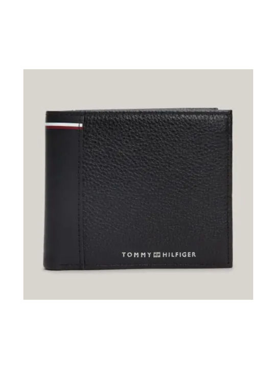 Tommy Hilfiger Men's Leather Wallet Black