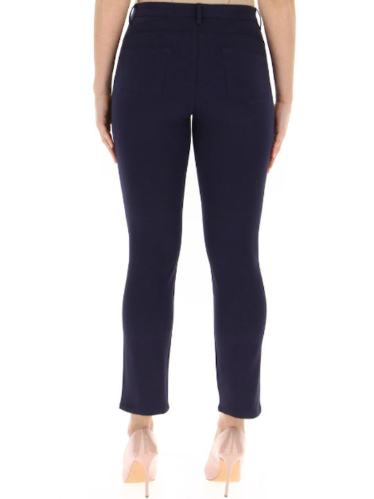 Diana Gallesi Women's Cotton Trousers Dark Blue