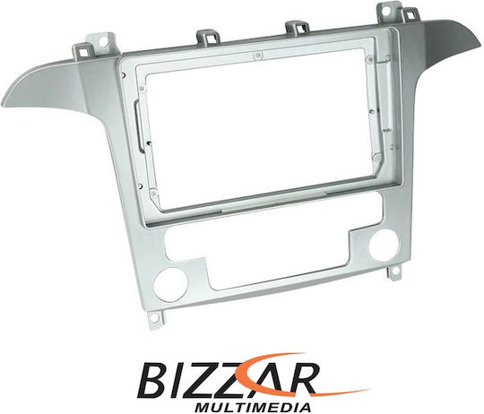 Bizzar DIN-Verkleidungsplatten 2 Din Kompatibel mit Bildschirm 9" für Ford S-Max 2006-2012