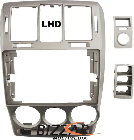 Bizzar DIN Fascia Panels 2 Din Compatible with Screen 9" for Hyundai Getz 2002-2009
