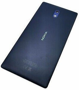 Batterieabdeckung Batterycover Camera Lens Blau für Nokia 3.