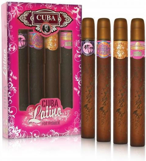 Cuba Original Cuba Original Cuba Latino Fragrance Set Copacabana Eau de Parfum Spray 35ml + Carnaval Eau de Parfum Spray 35ml + Maya Eau de Parfum Spray 35ml + Cactus Eau de Parfum Spray 35ml