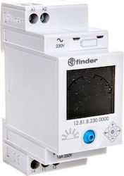 Finder Αστρονομικός Ψηφιακός Χρονοδιακόπτης Ράγας με Εφεδρεία