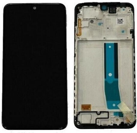 Screen with Touch Mechanism and Frame for Xiaomi Redmi Note 12s (Black)