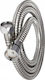 Hydroland Plastic Shower Hose Silver 120cm (1/2")
