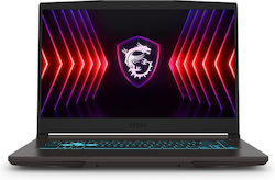 MSI Thin 15 B12UC-1621XPL 15.6" FHD 144Hz (Kern i5-12450H/16GB/512GB SSD/GeForce RTX 3050/Kein Betriebssystem) (US Tastatur)