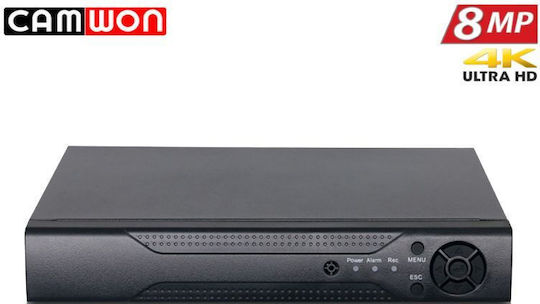 Camwon Überwachungs-Videorekorder HVR 4 Kanäle mit Auflösung 4K 1702021