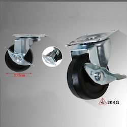 107215 Rotating Wheel with Brake 38x38mm