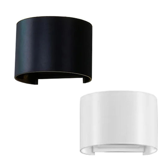 Dimmable Wandmontierte Außenleuchte LED IP65 12W mit RGB Licht 10x10x10εκ.
