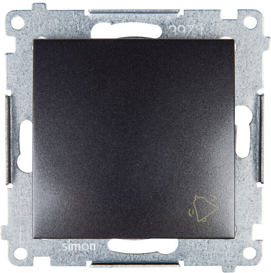 Kontakt-Simon Wall Switch with Gray Frame