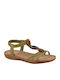 Women's Flat Sandals Anatomic in Khaki Color