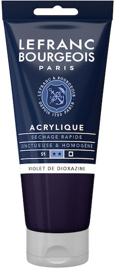 Lefranc & Bourgeois 80ml Fine Acrylic 473 Dioxazine Violet Serie 1