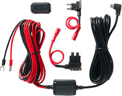 Netzteil-Set für DVR-Kamera Nextbase Plug & Play Kabel Länge 5m Schwarz Rot