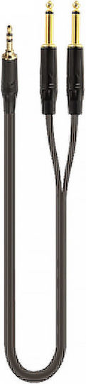 Bespeco Cable 2x 6.3mm male - 3.5mm male 5m (RKYMSJ500)