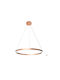 Luma Pendant Light LED with Warm White Light Oxidized Gold