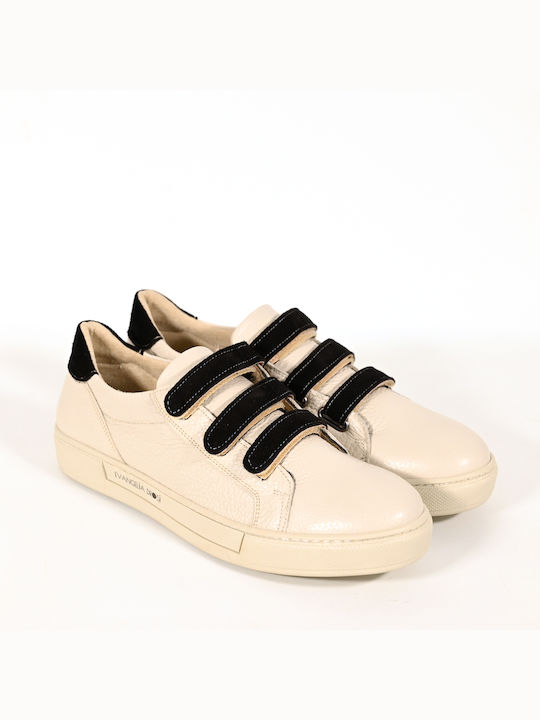 Evangelia Drosi Damen Sneakers Beige