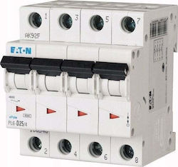 Eaton Automatic Circuit Breaker 25A Quadruple-pole 166546