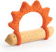Djeco Teether Ring for Teething from Silicone for 0 m+ Hedgehog