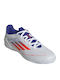 adidas F50 Club Football Shoes Hall Cloud White / Solar Red / Lucid Blue