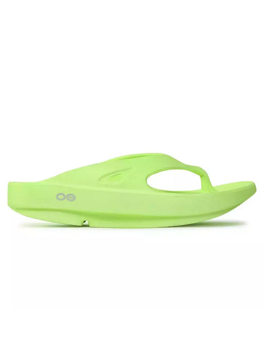 Oofos Oolala Women's Flip Flops Yellow