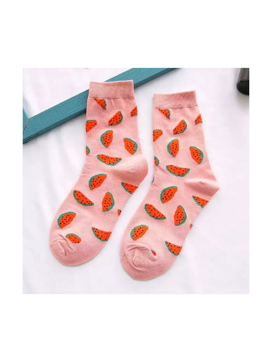 Bunte Wassermelonenmuster-Socken 35-40