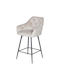 Hocker Bar Gepolstert mit Stoff Lazio Latte