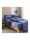 Charalambidis Textiles Duvet Cover Single 160x240 Santorini Blue
