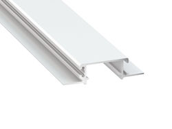 Lumines În aer liber Profil de aluminiu pentru banda LED cu Transparent Capac 100x5.7x1.4cm
