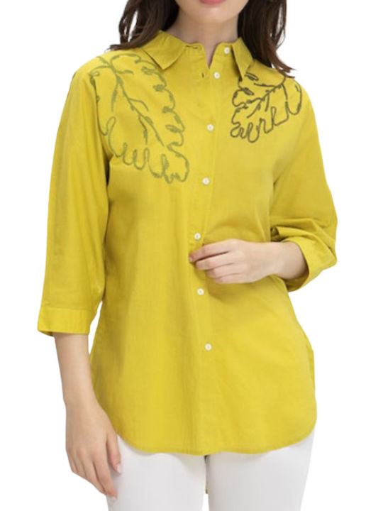 Diana Gallesi Women's Long Sleeve Shirt Mustard