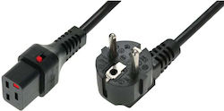 Digitus Schuko - IEC C19 Cable 2m Black (IEC EL262S)