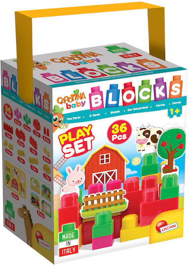 Lisciani Giochi Building Blocks for 1+ Year Olds 36 Pieces