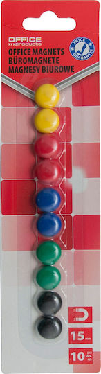 Office Products Magnet Office Products 15mm 10 Pcs Mix Colors
